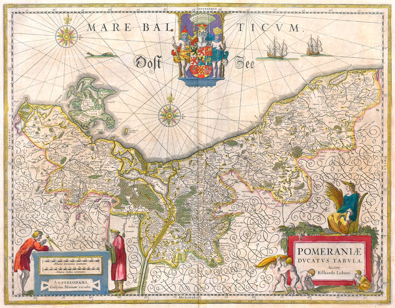 Pommern (Duitsland-Polen) 1645 Willem Blaeu